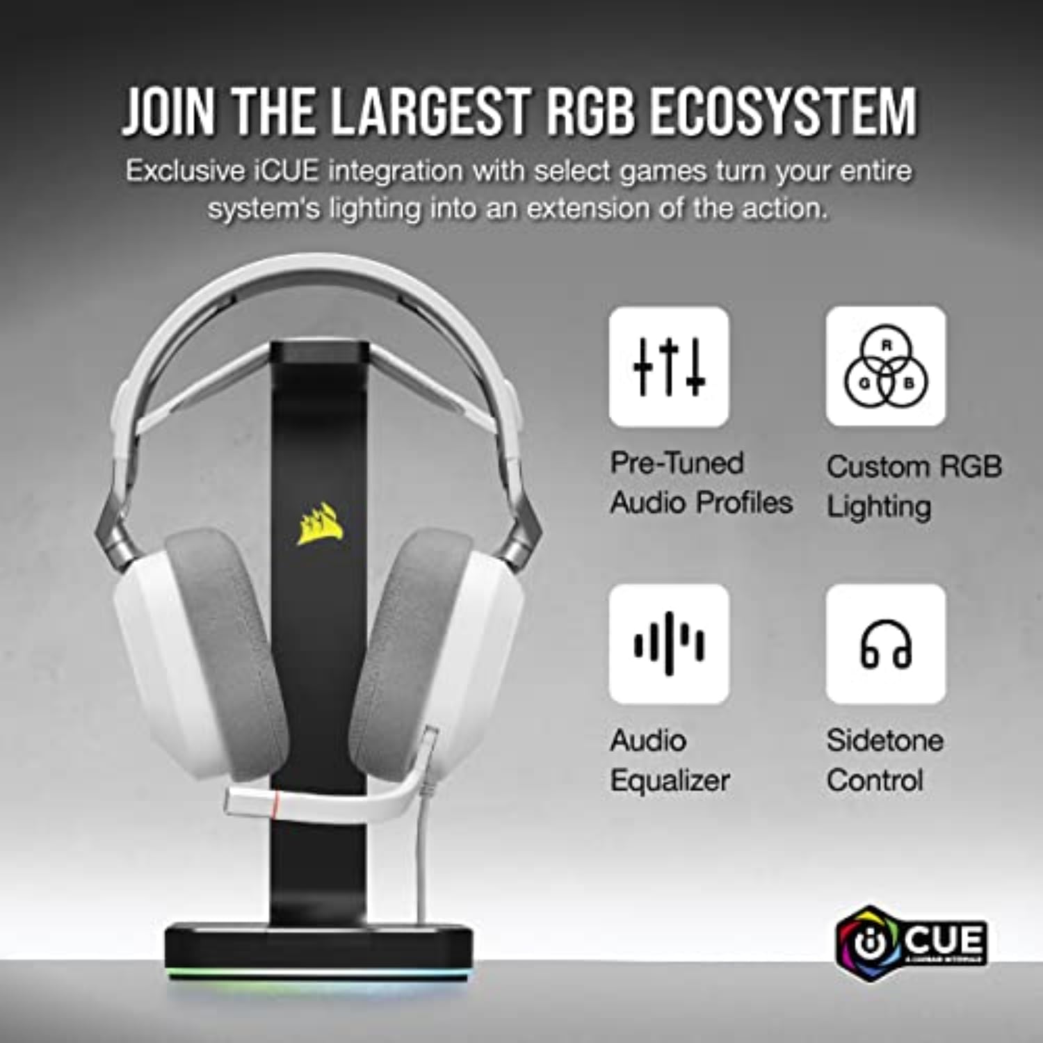 Amazon.com: Corsair HS80 RGB USB Premium Gaming Headset with Dolby